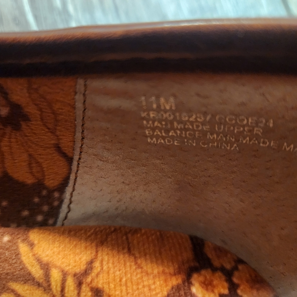 Korks Womans Florence Brown Leather Loafers Size 11 - Picture 8 of 9
